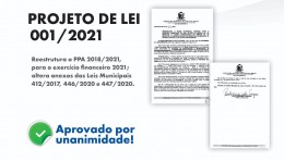 PROJETO DE LEI N. 001/2021